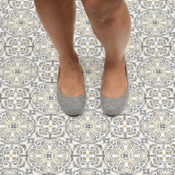 FP2947 Antico Peel & Stick Floor Tiles, Multicolor - Image 4