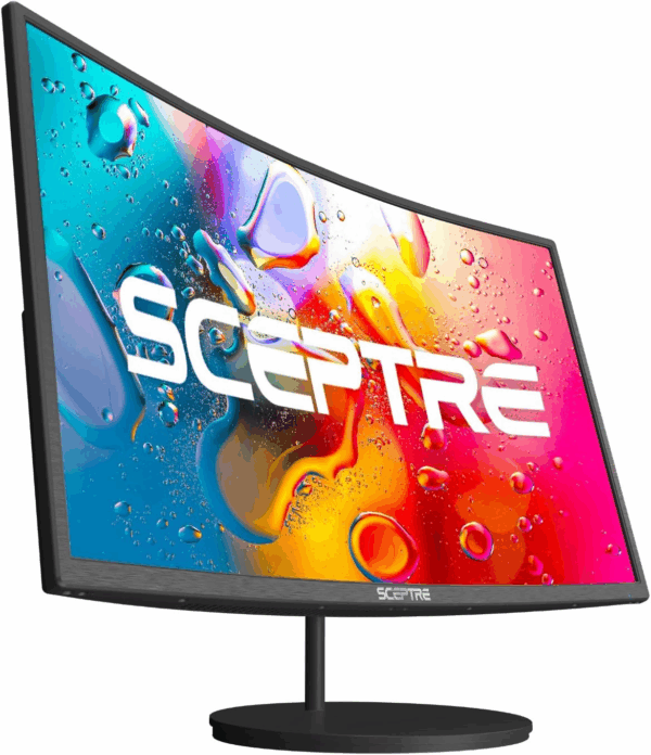 Curved 24-Inch Gaming Monitor 1080P R1500 98% Srgb HDMI X2 VGA Build-In Speakers, VESA Wall Mount Machine Black (C248W-1920RN Series) - Image 2