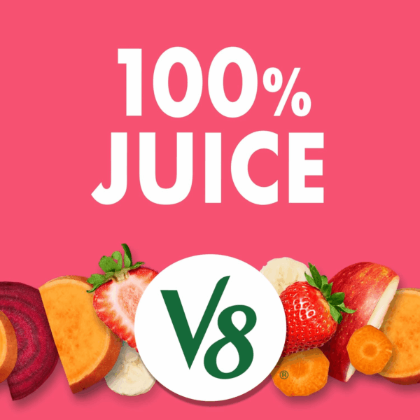 Strawberry Banana 100% Fruit and Vegetable Juice, 8 Fl Oz Can (6 Pack) - Image 2