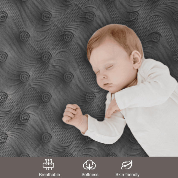 Full Mattress, 10 Inch Hybrid Mattresses Black with Gel Memory Foam and Individually Pocket Innerspring Medium Firm for Motion Isolation, Edge Support, 100 Night Trial - Image 6