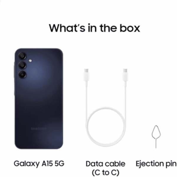 Galaxy A15 5G a Series Cell Phone, 128GB Unlocked Android Smartphone, AMOLED Display, Expandable Storage, Knox Security, Super Fast Charging, US Version, 2024, Blue Black - Image 11