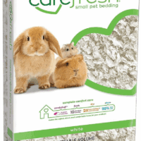99% Dust-Free White Natural Paper Small Pet Bedding with Odor Control, 10L, White