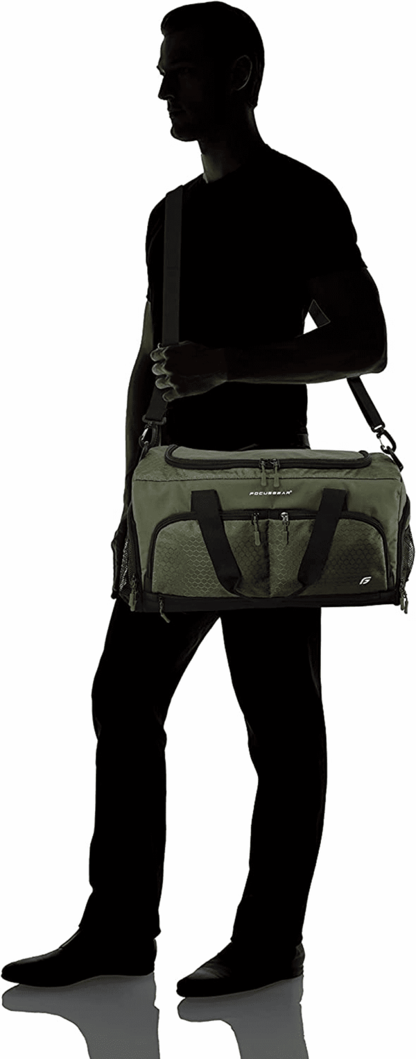 Ultimate Gym Bag 2.0: the Durable Crowdsource Designed Duffel Bag with 10 Optimal Compartments Including Water Resistant Pouch - Image 8