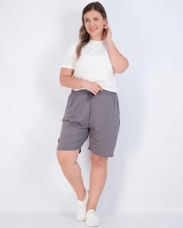 4 Pack: Women'S Dry-Fit Athletic 7" Bermuda Long High Waisted Running Shorts (Available in plus Size) - Image 4