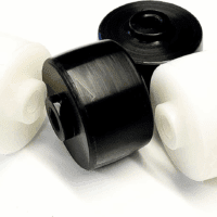 Pallet Jack Truck BT Rolatruc LHM230 & Similar Pallet Trucks Pallet Jacks Main Guide Entry Wheels Set of 2 (White) - Image 5