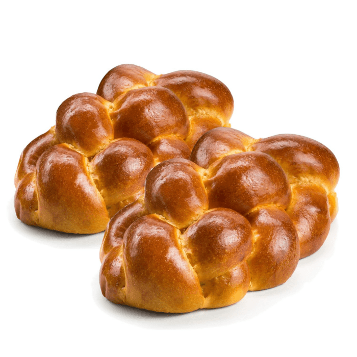 Kosher Challah Bread-15 Ounce Traditional Braided Challah | Fresh & Delicious | Shabbat Challah Breads for Your Holiday or Shabbat Table | Kosher, Dairy & Nut Free