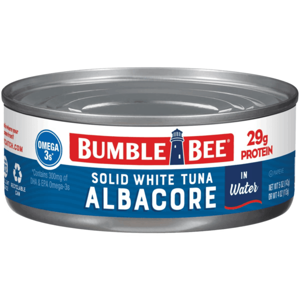 Solid White Albacore Tuna in Water, 5 Oz Can (Pack of 8) - Wild Caught Tuna - 29G Protein per Serving, High in Omega-3S - Non-Gmo Project Verified, Gluten Free, Kosher - Image 6