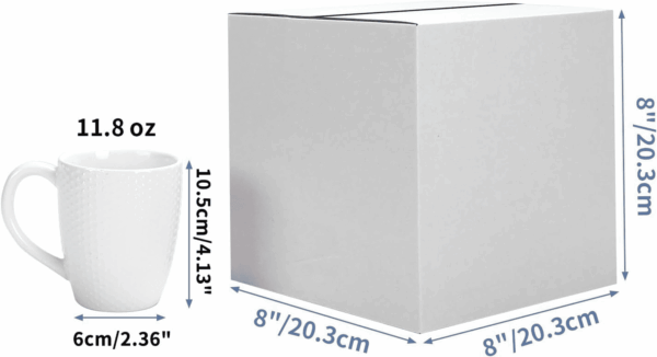 8X8X8 Shipping Boxes Set of 25, White Corrugated Cardboard Box for Small Business for Packaging Mailing - Image 2