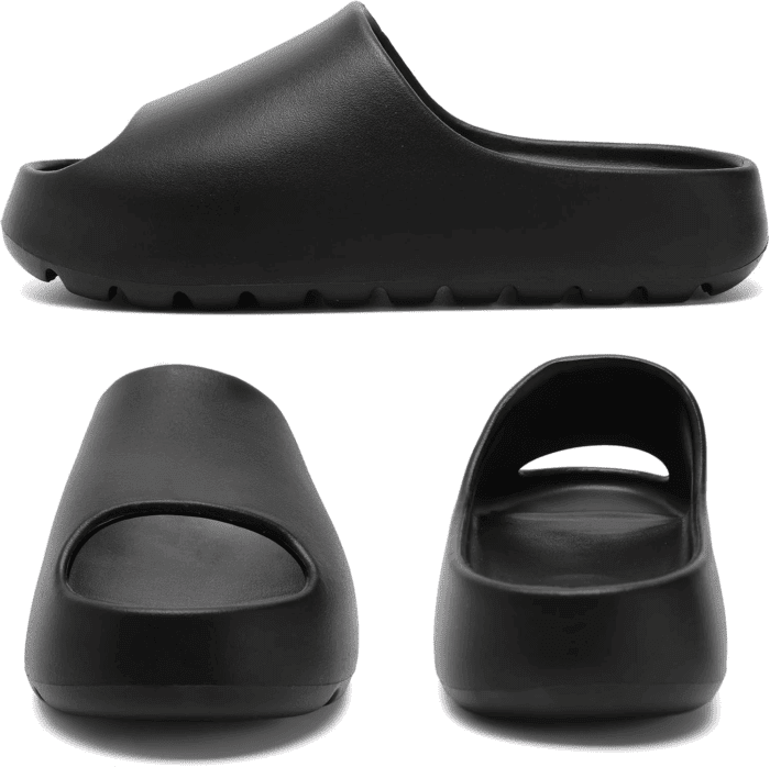 Cloud Slides for Women,Unisex EVA Soft Recovery Slides,Thick Sole Open Toe Mens Pillow Slides Shower Shoes Outdoor&Indoor House Slippers - Image 2