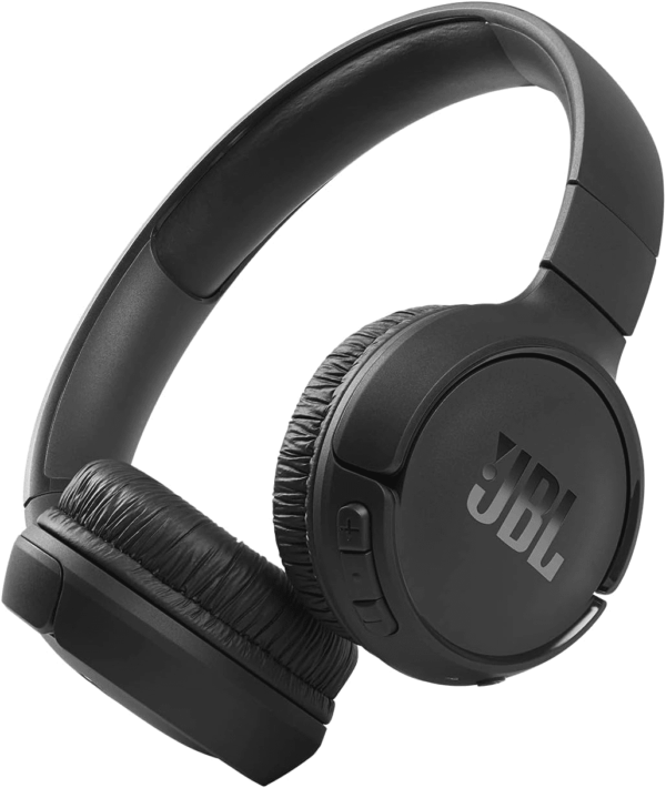Tune 510BT - Bluetooth Headphones with up to 40 Hours Battery, Microphone for Call, Foldable and Comfortable, Android and Ios Compatible (Black)