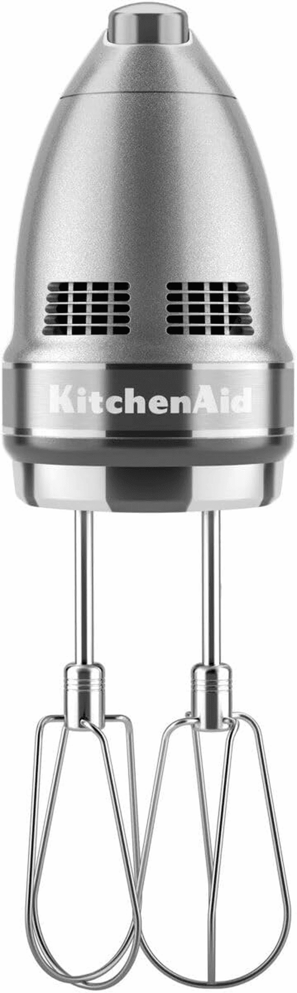 9-Speed Digital Hand Mixer with Turbo Beater II Accessories and Pro Whisk - Contour Silver - Image 2