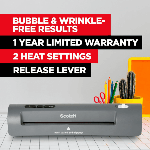 Thermal Laminator, 1 Thermal Laminator, 2 Thermal Pouches - Image 2