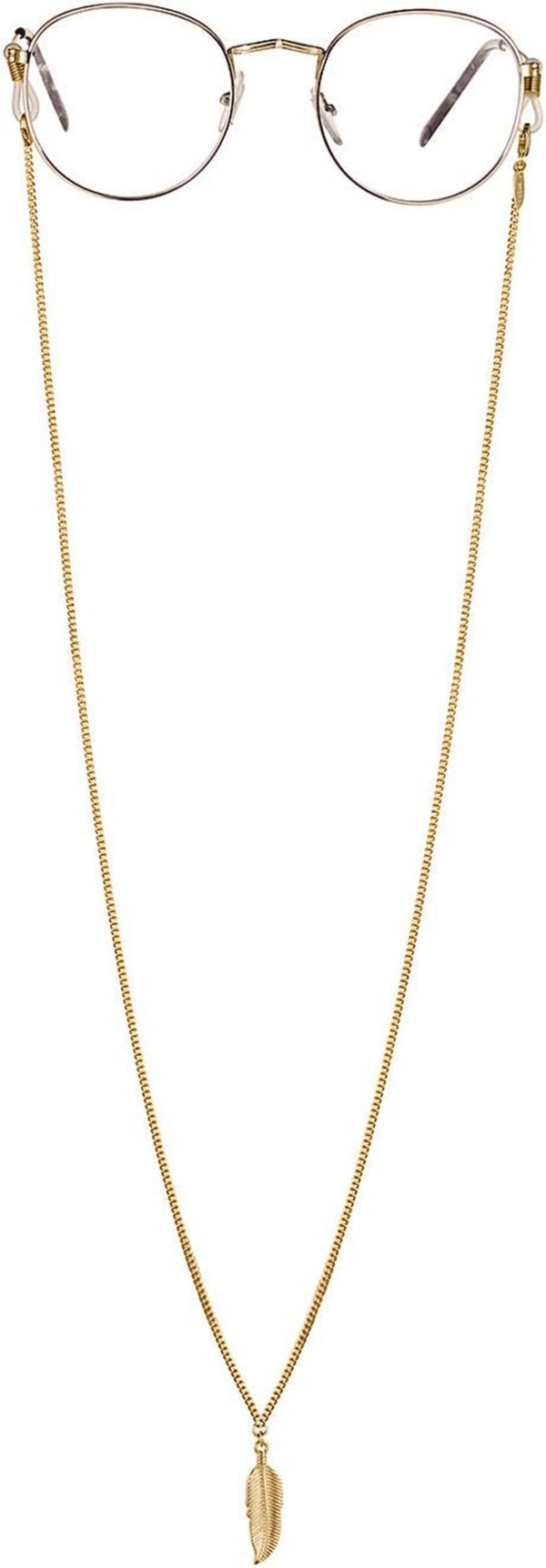 Glasses Chain, Eyeglass Strap for Women Sunglasses - 14K Gold Eyeglasses Chain, Eye Glasses Holders around Neck