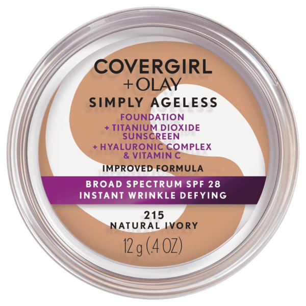 & Olay Simply Ageless Instant Wrinkle-Defying Foundation, Natural Ivory