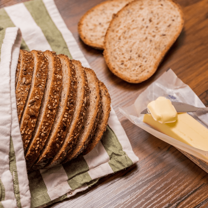 Artisan Bread - Handmade, All Natural, High Fiber, Sliced Loaf Multipacks (Variety Bundle 4 Loaves) Sourdough, Ciabatta, Multi Grain Boule, Raisin & Walnut 4 Piece Set - Image 6