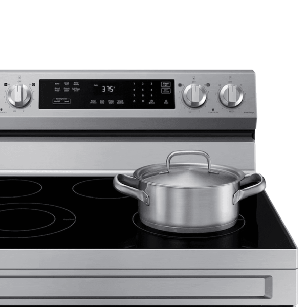30-In Glass Top 5 Burners 6.3-Cu Ft Freestanding Electric Range ( Stainless Steel ) - Image 10
