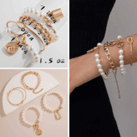 6 PACK (24 PCS) Boho Gold Chain Bracelets Set for Women, 14K Gold Plated Multiple Layered Stackable Open Cuff Wrap Bangle Adjustable Link Italian Cuban Jewelry for Women Gift - Image 6