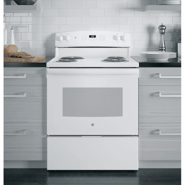 30-In 4 Burners 5.0-Cu Ft Freestanding Electric Ran ( White ) - Image 7