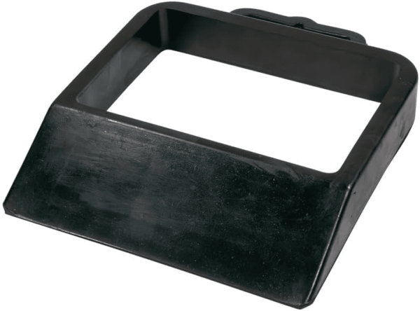 Rubber Pallet Jack Wheel Chock with Built-In Handle - Pallet Jack Stopper for Truck - 13.37" Length X 11.62" Width X 2" Height - Image 9