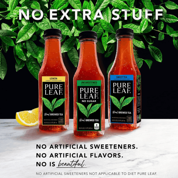 Iced Tea, Extra Sweet, Real Brewed Tea, 18.5 Fl Oz Bottles (Pack of 12) - Image 4