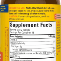 Extra Strength Dosage Chewable Vitamin C 1000 Mg per Serving, Dietary Supplement for Immune Support, 90 Tablets, 45 Day Supply - Image 9