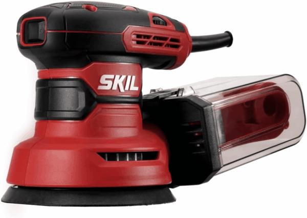 5” Random Orbital Sander with Cyclonic Dust Box & 3Pc Sanding Sheet - SR211601, Multicolor - Image 2