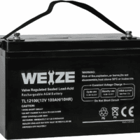 Deep Cycle AGM 12 Volt 100Ah Battery, Maintenance-Free, 3% Self-Discharge Rate, 1150A Max Discharge Current, Perfect for RV, Solar, Trolling Motor, Wind, Marine, Camping and Off-Grid System - Image 4