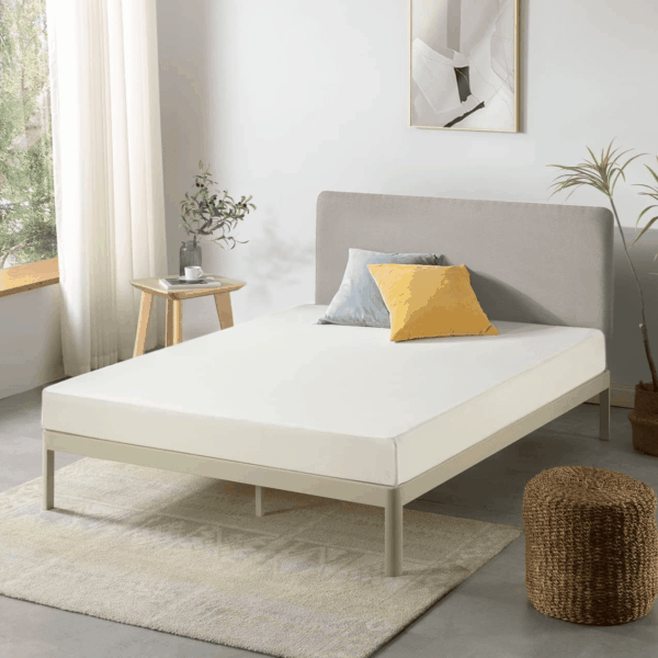 Full Mattress 6 Inch Bed-In-A-Box, Green Tea Memory Foam White - Image 3