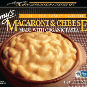 Frozen Meals, Macaroni and Cheese Frozen Pasta Tray, Made with Organic Pasta and White Cheddar Cheese, Microwave Meals, 9 Oz