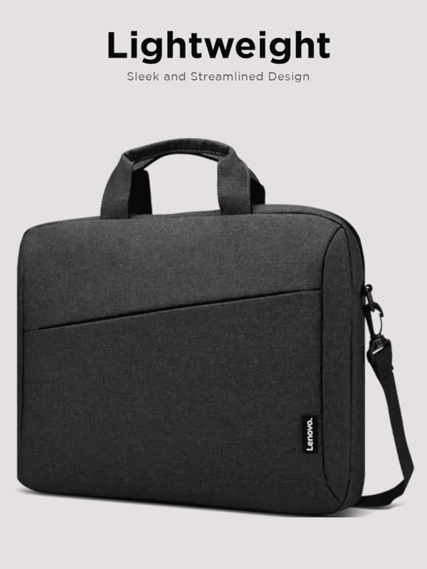 Laptop Bag T210, Messenger Shoulder Bag for Laptop or Tablet, Sleek, Durable & Water-Repellent Fabric - Image 5
