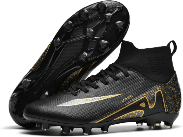 Soccer Cleats for Mens Womens Indoor Soccer Shoes Unisex Baseball Turf Shoes Youth Rugby Shoes Adult AG FG TF Football Boots Wide Training Sneaker - Image 4