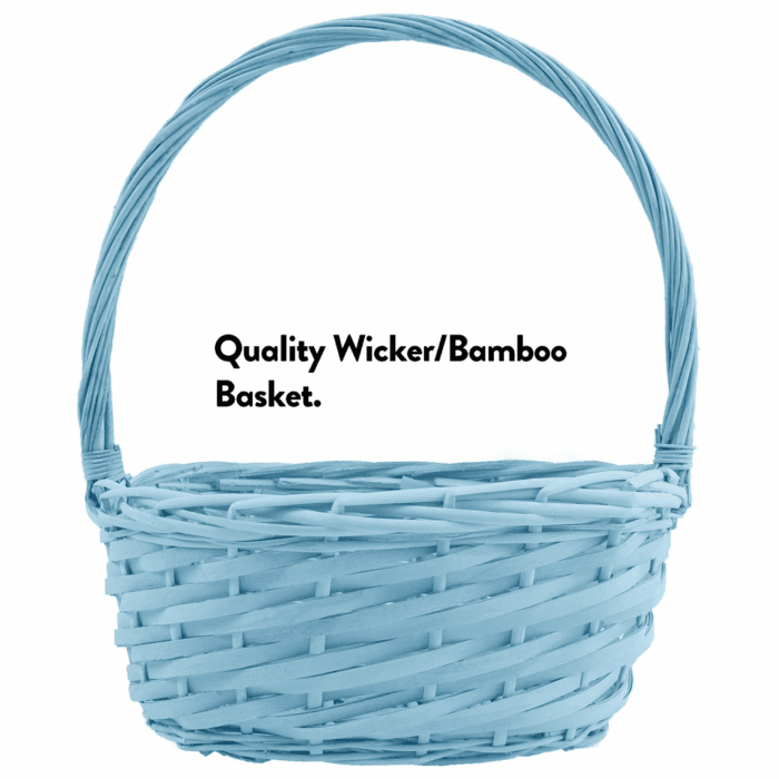 Blue Easter Basket for Kids and Adults (45Ct) - Already Filled Easter Gift Basket with Plush Easter Bunny, Candy, Snacks, and Treats - Boys, Girls, Grandchildren, Young Children, Toddlers, Men, Women - Image 4