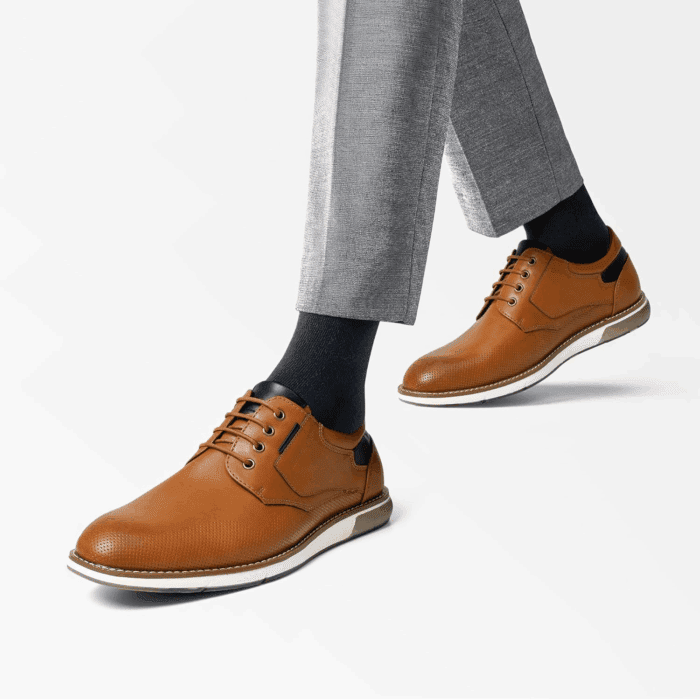 Men'S Casual Dress Oxfords Shoes Business Formal Derby Sneakers - Image 7