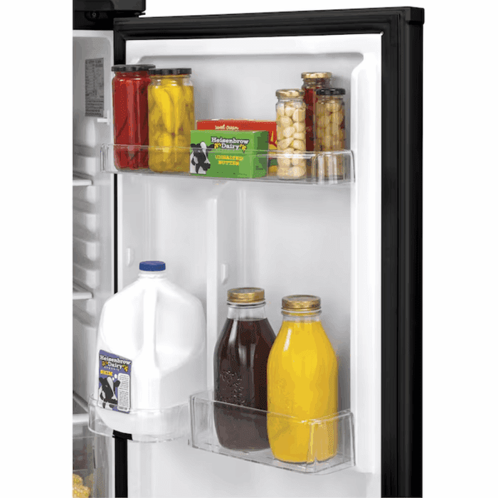 9.7-Cu Ft Counter-Depth Top-Freezer Refrigerator ( Black ) - Image 8