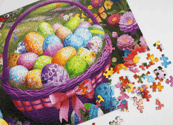 Easter in Bloom 500 Piece Jigsaw Puzzle for Adults and Families - Made in USA - Image 5