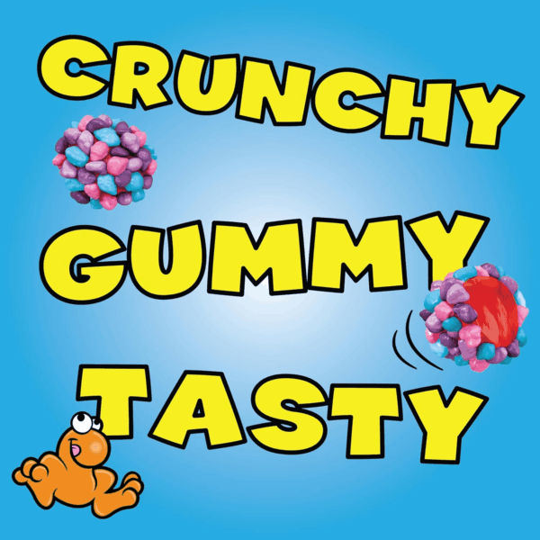 Gummy Clusters, Candy, Very Berry, Crunchy and Gummy, 8 Oz - Image 3