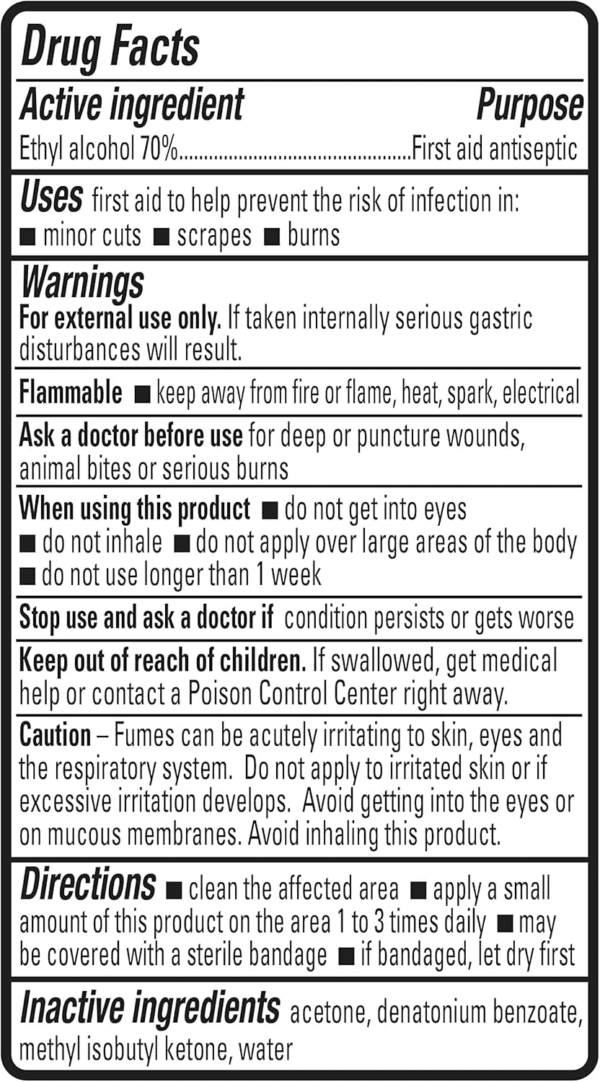 70% Ethyl Rubbing Alcohol First Aid Antiseptic, Unscented, 16 Fl Oz (Pack of 12) (Previously Solimo) - Image 6