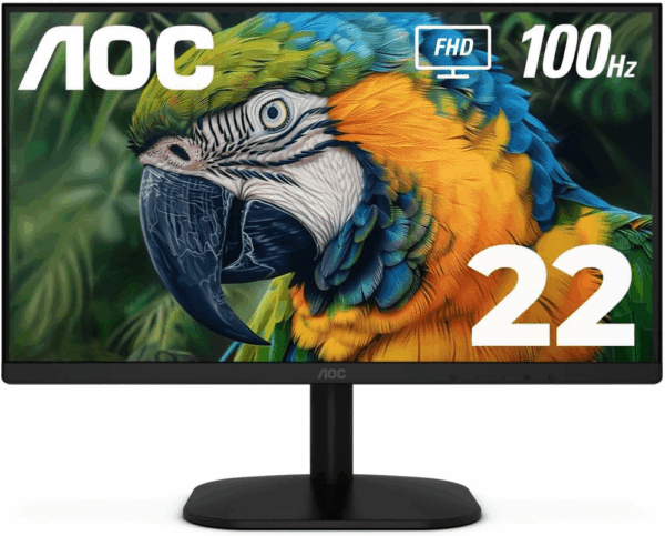 22B2HM2 22" Full HD (1920 X 1080) 100Hz LED Monitor, Adaptive Sync, VGA X1, HDMI X1, Flicker-Free, Low Blue Light, HDR Ready, VESA, Tilt Adjust, Earphone Out, Eco-Friendly