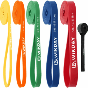 Resistance Bands, Pull up Bands, Workout Bands for Exercise, Thick Heavy Resistance Band Set with Door Anchor, Elastic Bands for Body Stretching, Crossfit Training at Home/Gym Men & Women Women
