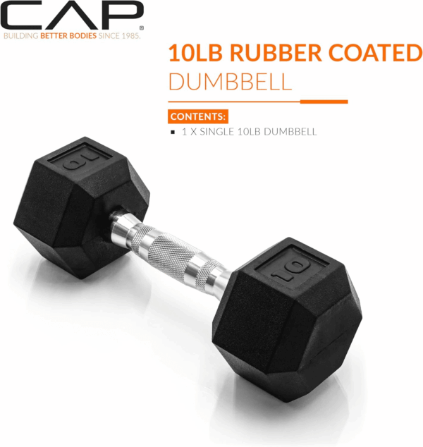 Coated Hex Dumbbell Weight | Multiple Options - Image 2