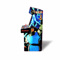 Arcade1Up Mortal Kombat At-Home Arcade System - 4Ft, 1-2 Players, Black, LCD Display, Joystick & Button Control, Fantasy Theme - Image 4