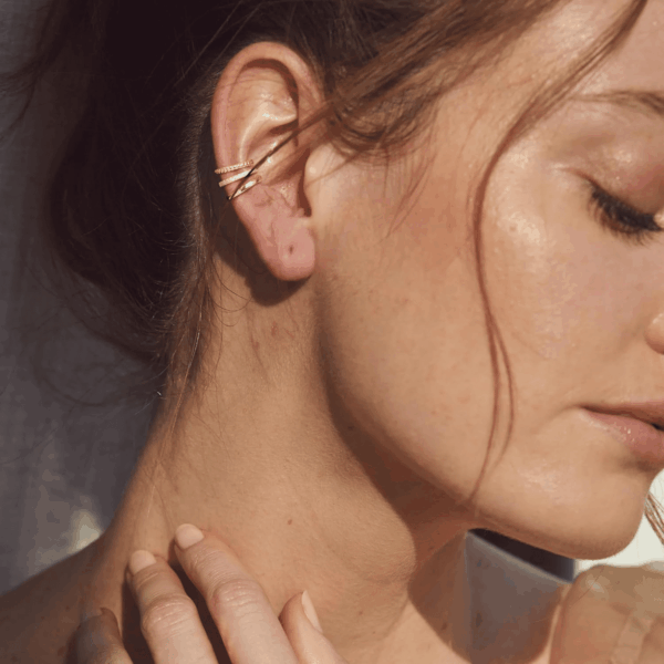 Gold Ear Cuffs Earrings for Women Non Piercing - Clip on Cartilage Earrings Dainty 14K Gold Sterling Silver Plated Cubic Zirconia Huggie Hoop Earring for Women No Tarnish Trendy Jewelry Set - Image 7