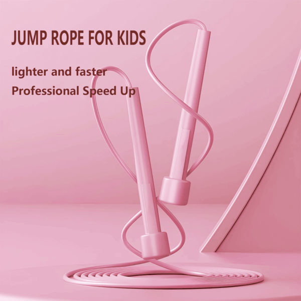 Jump Rope for Kids, Adjustable Kids Jump Rope Set, 5Mm Skipping Rope, Lightweight Jump Ropes for Fitness, 9.2Ft Pvc Jump Rope for Kids 8-12, Women, Men - Workout Jump Rope - Image 2