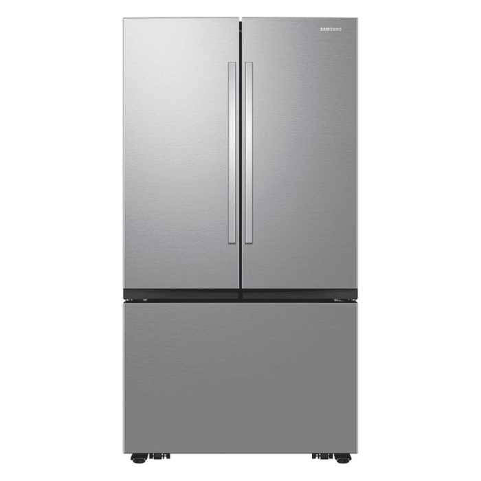 Standard-Depth Mega Capacity 31.5-Cu Ft 3 -Door Smart Compatible French Door Refrigerator with Dual Ice Maker with Water Dispenser ( Fingerprint Resistant Stainless Steel ) ENERGY STAR Certified