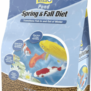pond Spring and Fall Diet 3.08 Pounds, Pond Fish Food, for Goldfish and Koi, 7 L