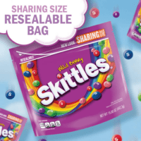 Wild Berry Chewy Colorful Rainbow Easter Egg Basket Candy Filler Sharing Size, 15.6 Oz Resealable Bulk Bag - Image 3