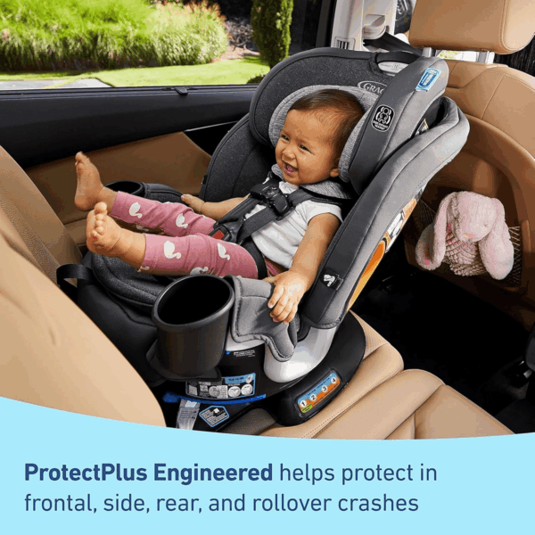 Turn2Me 3-In-1 Convertible Car Seat, Rotating Seat Feature, with Rear-Facing, Forward-Facing and Highback Booster Options in Cambridge - Image 4