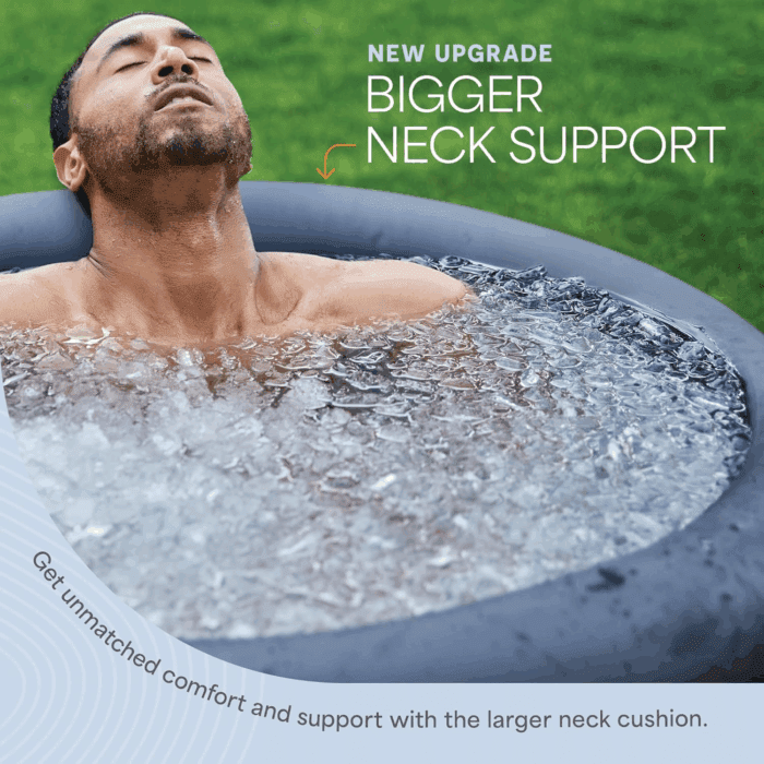 Nordpod Recovery Ice Tub – Portable Cold Plunge Tub for Athletes, Ice Bath for Recovery & Therapy – Outdoor/Indoor Use, All-Weather Lid, XL Size – Holds up to 102 Gallons - Image 6