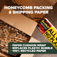 Cushion Lock Protective Wrap, 12 in X 50 Ft, Sustainable Packaging Solution for Packing, Shipping and Moving, No Scissors or Tape Needed, Great Alternative to Bubble Cushion Wrap (PCW-1250) - Image 2