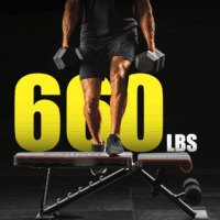 Adjustable Weight Bench for Full Body Workout; Foldable Bench Press Bench of Home Gym Strength Training; Incline Decline Flat Utility Workout Bench with Quick Folding& Fast Adjustment (Black) - Image 2